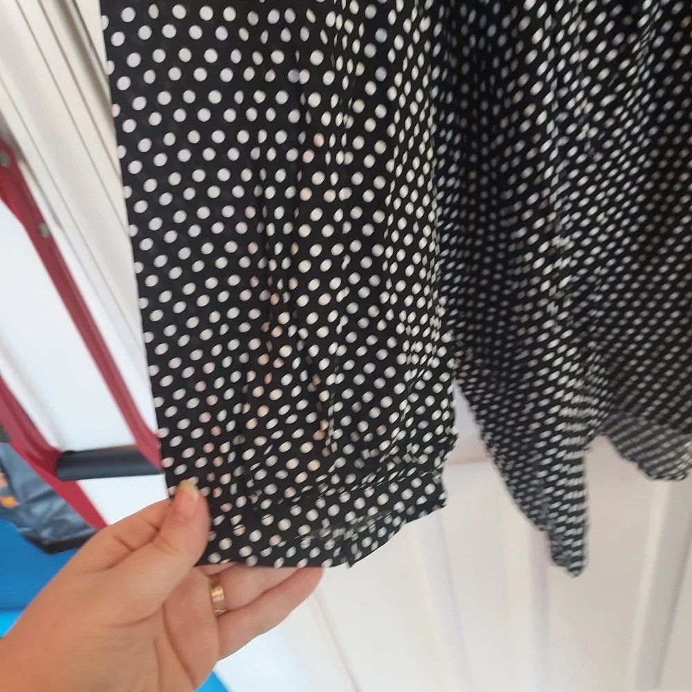 Cynthia Rowly 3/4 Sleeve Polka-dot Blouse - Picture 4 of 7